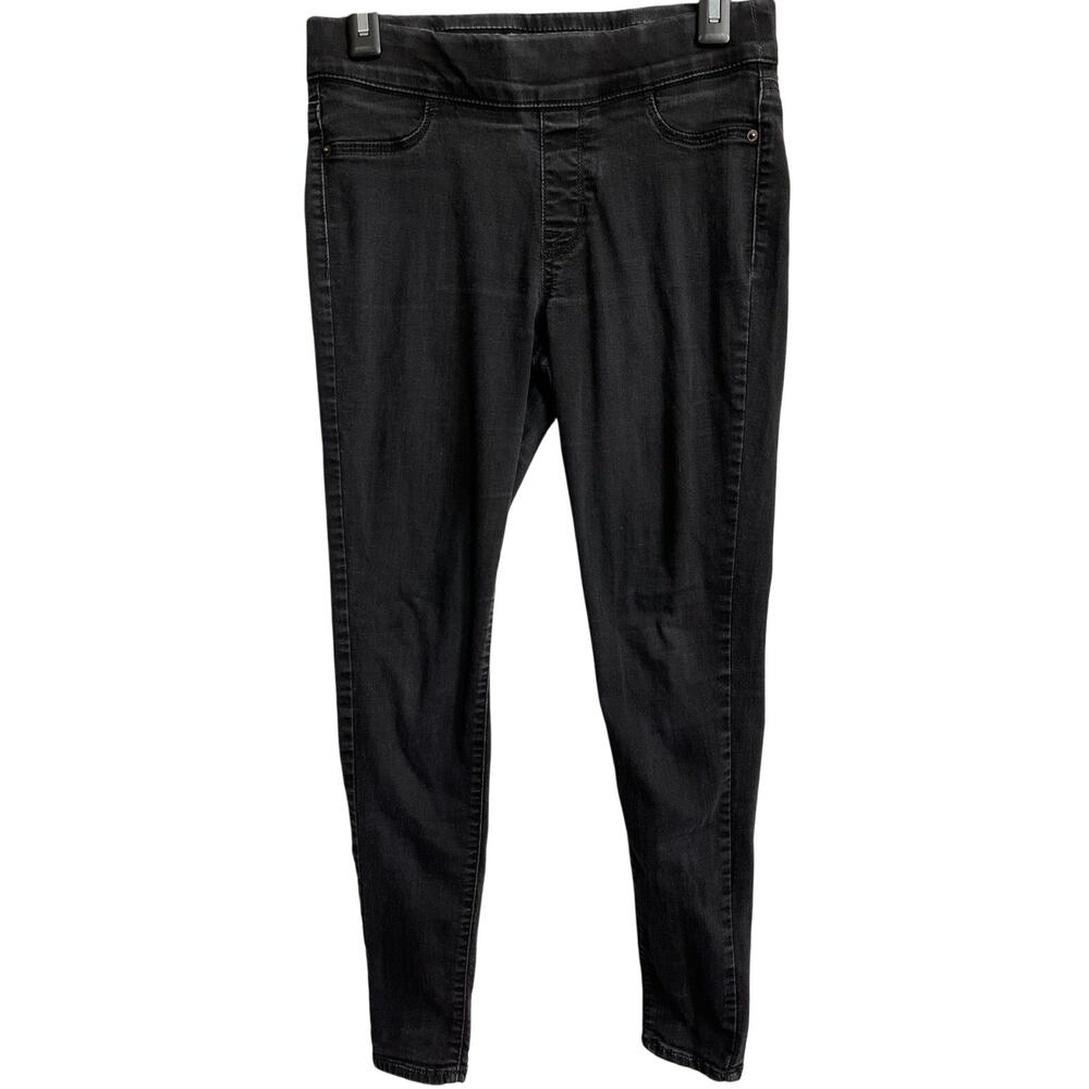 Old Navy Jeans Size 6 Gray Skinny Stretchy Pants Pull On Rockstar Jeggings FLAW